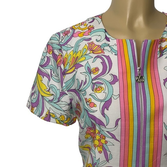 Trina Turk Arboretum Sheath Dress Pastel NWT 8 - Picture 2 of 11